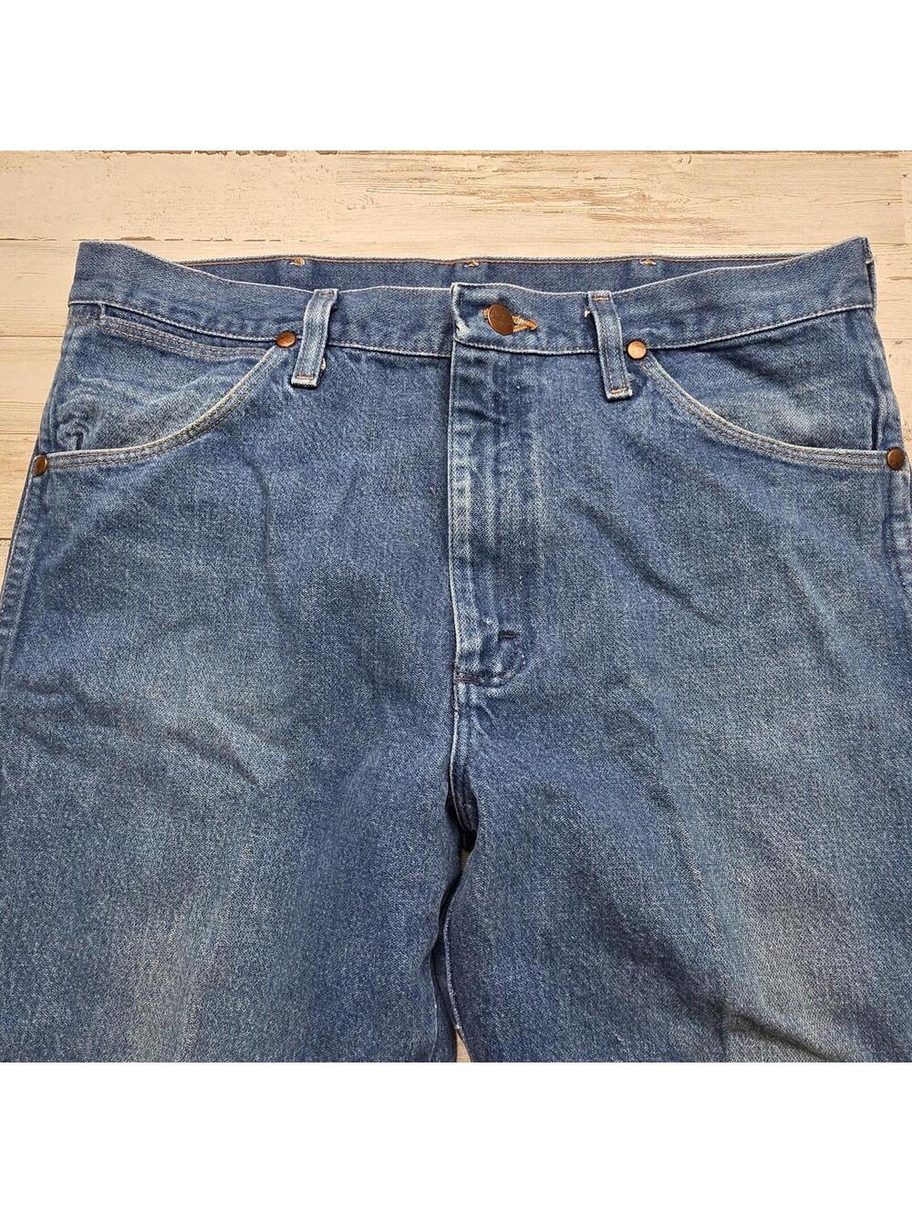 Wrangler Cowboy Cut 936PWD Jeans Men's 33x30 *Fits 32x27.5 Denim - Picture 4 of 9